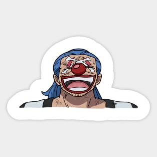 Buggy From One Piece Sticker